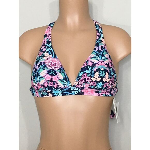 New. Jessica Simpson floral support bikini top. - Picture 2 of 9